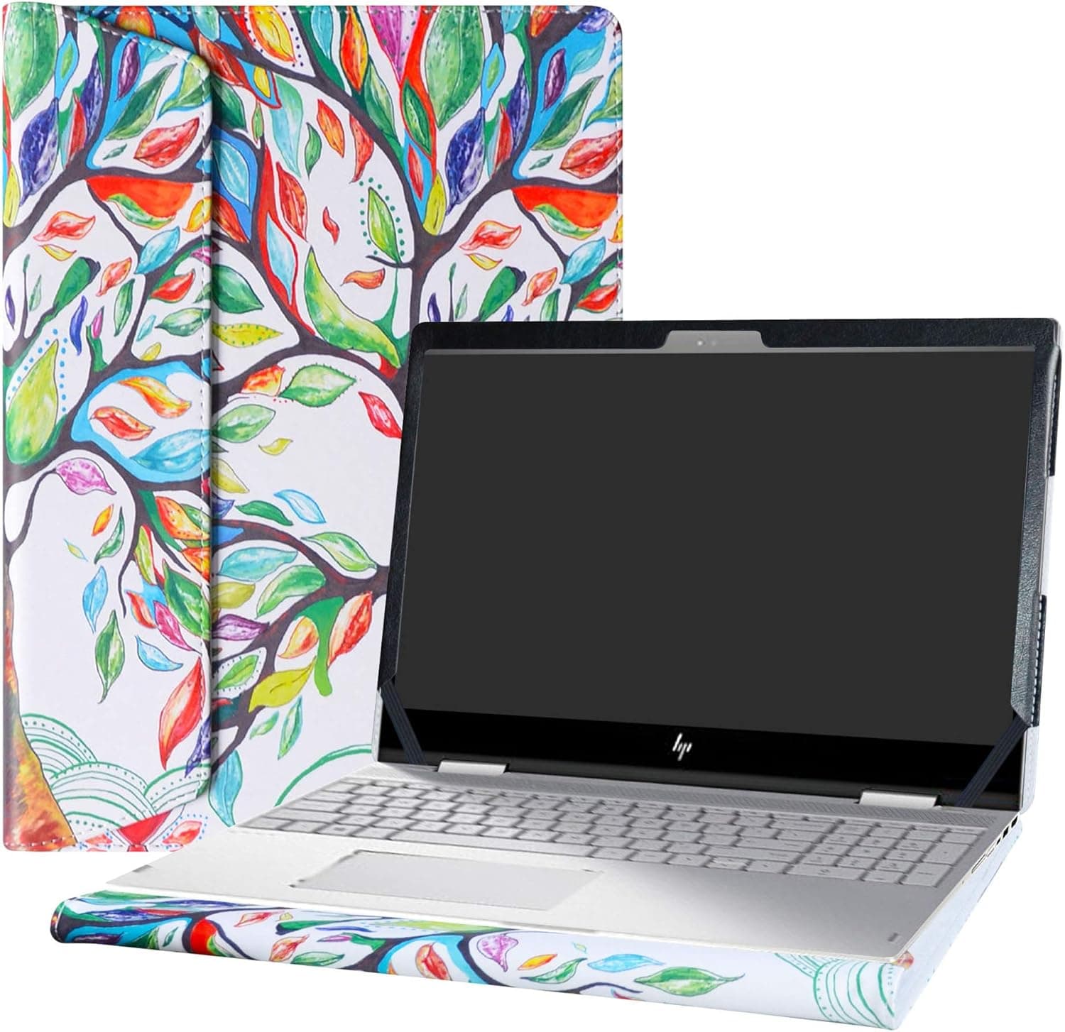 Alapmk Protective Case Cover for 15.6" HP Envy X360 15 15-cnXXXX 15m-cnXXXX 15-cpXXXX 15m-cpXXXX Laptop [Warning:Not fit Envy X360 15 15-apXXX 15-arXXX 15-wXXX 15-bqXXX 15-bpXXX 15-uXXX],Love Tree