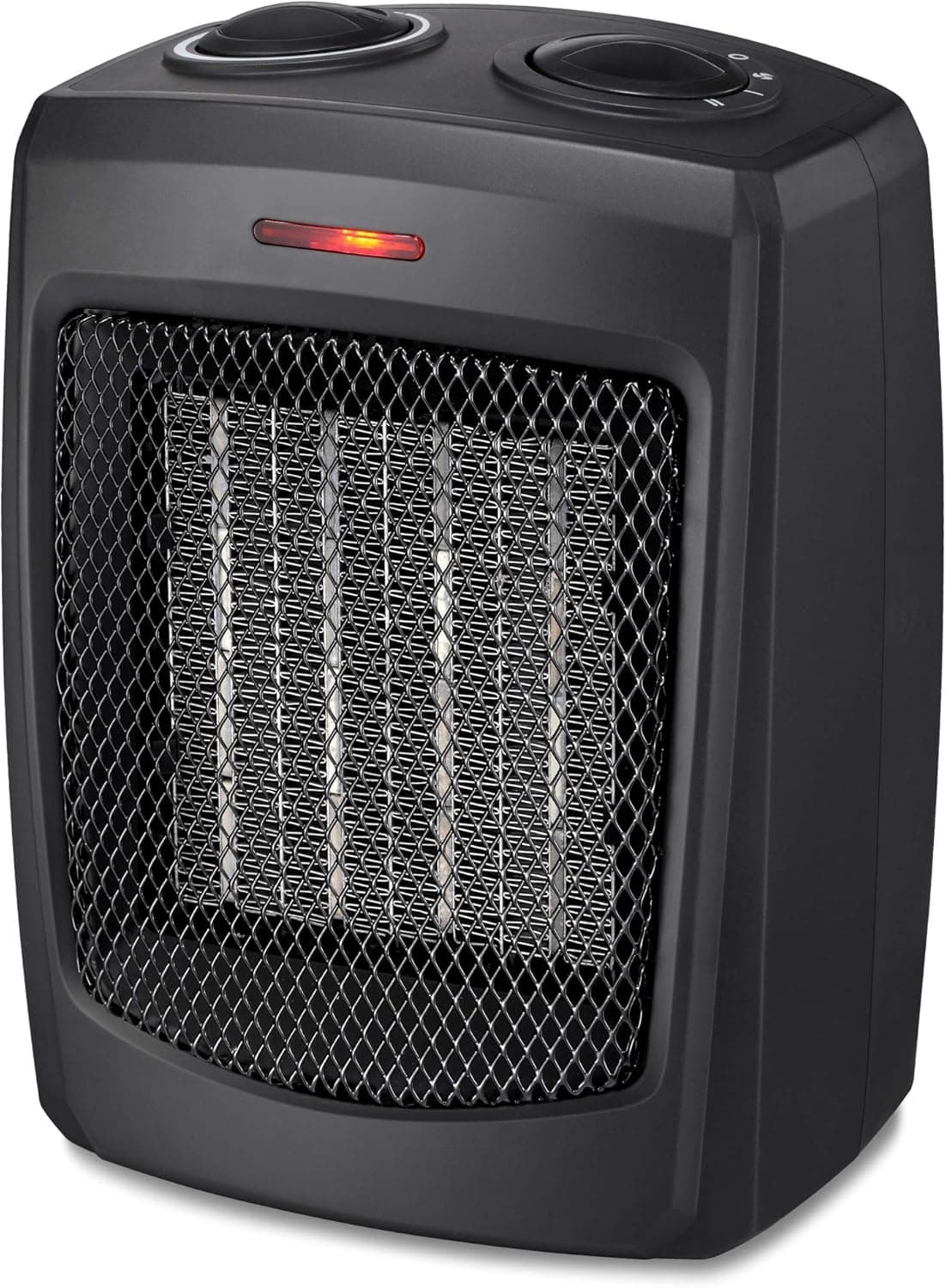 Selanto Space Heater, 1500W Electric Heaters Indoor Portable with Thermostat PTC Fast Heating Ceramic Room Small Heater with Heating and Fan Modes for Bedroom, Office and Indoor Use