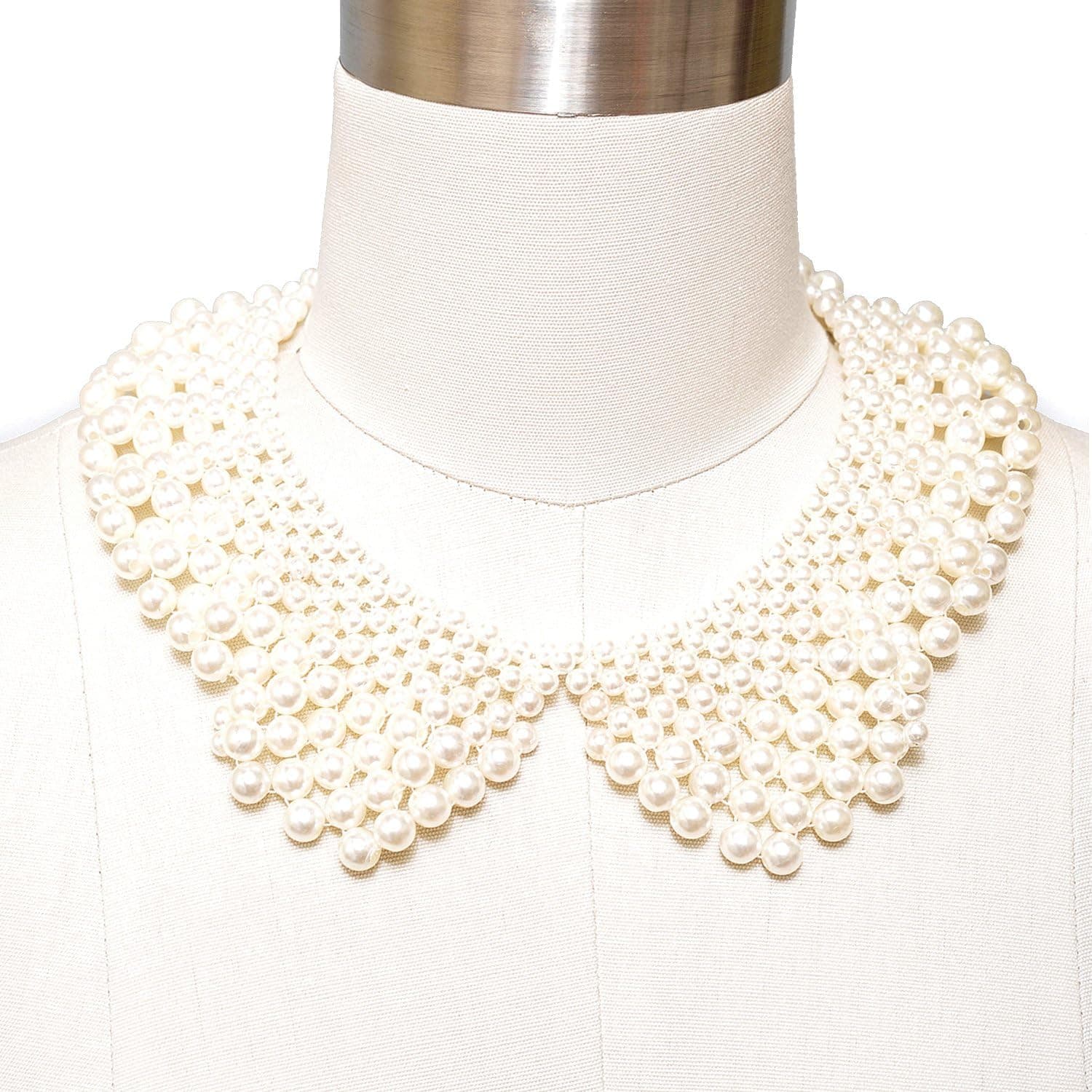 Dandy Fresh Water Ivory Pearl Collar Necklace