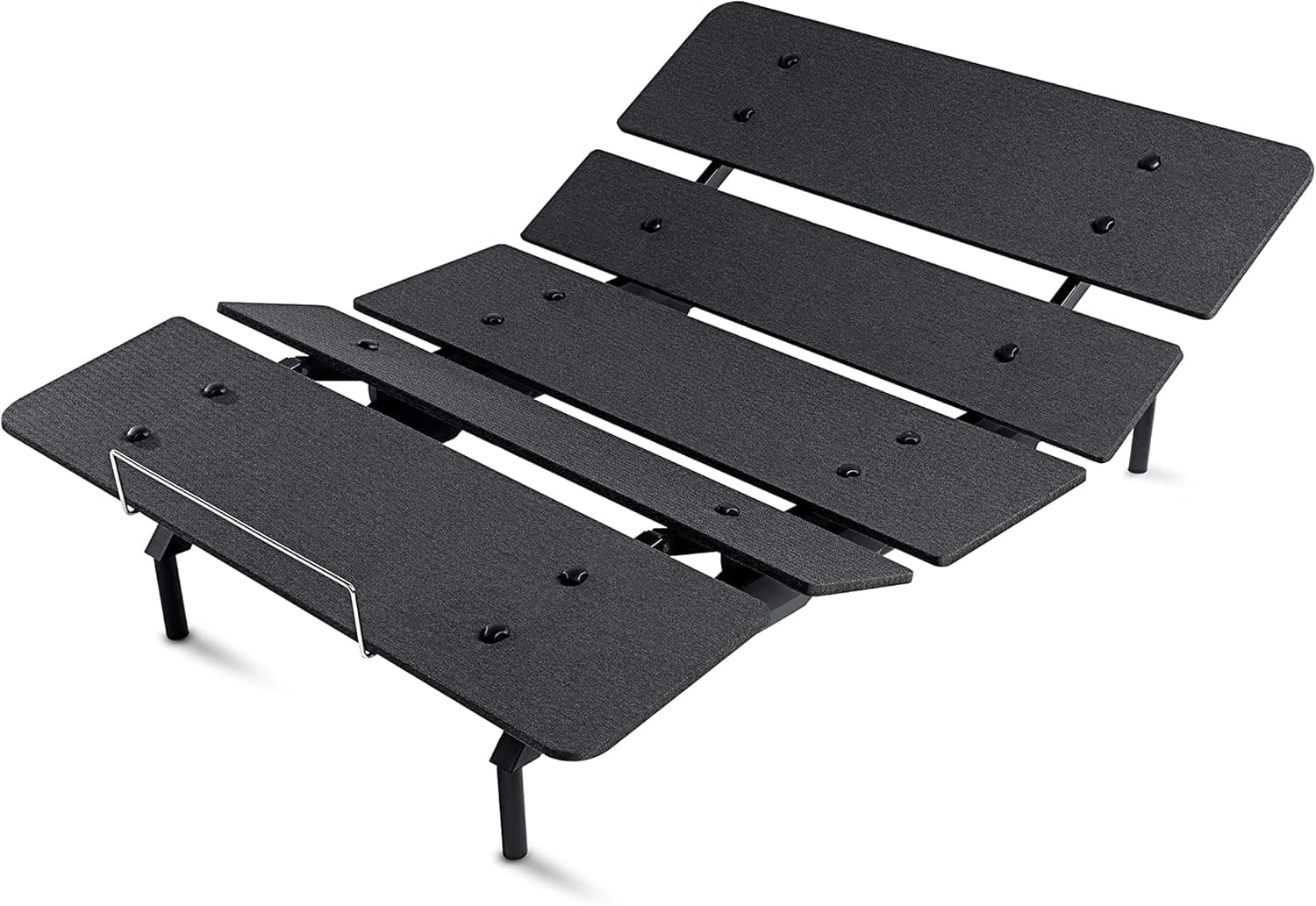 Cosmo Austin (Silverlite) Adjustable Bed Base with Wireless Remote Control, Anti Snore, Ergonomic Memory Positions, Safety Child Lock, Easy Set Up, Free Fall Design, 900lb Capacity [King]