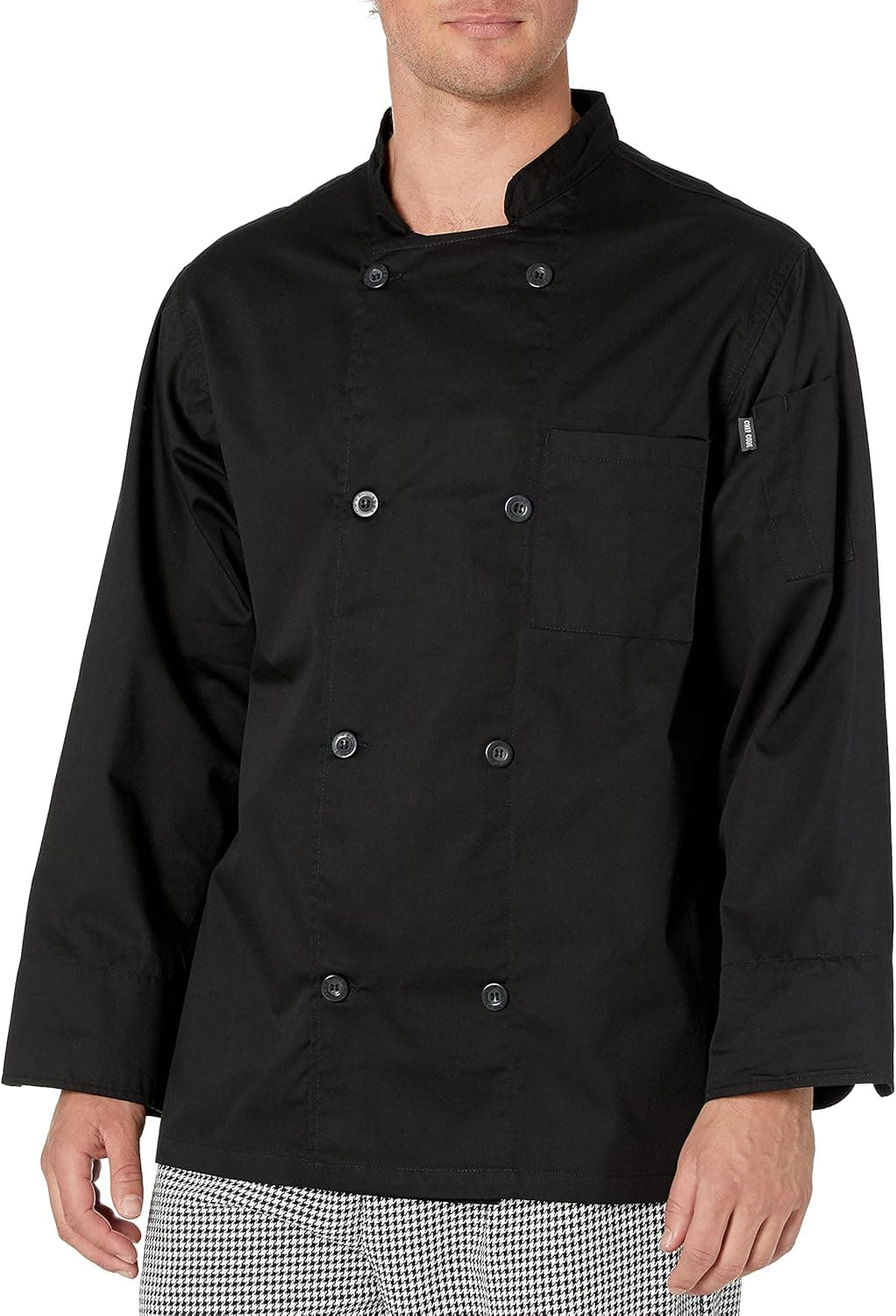 Chef Code Men's 8 Pearl Button Chef Coat