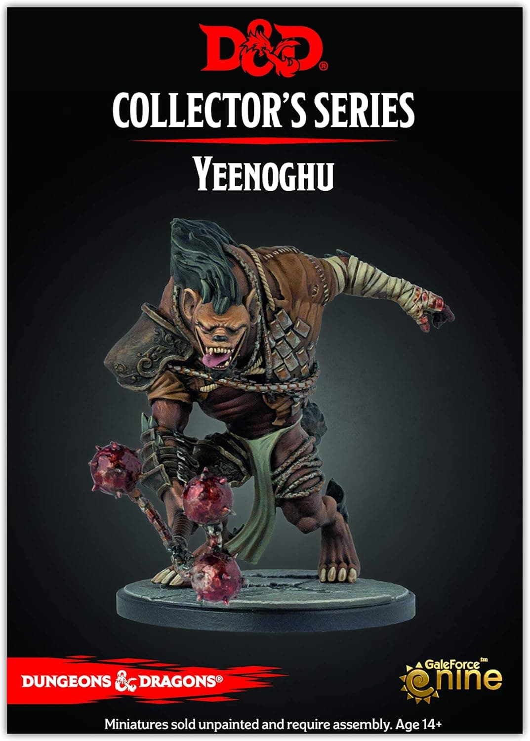 Gale Force Nine D&D Avernus Minitures Yeenoghu (1 fig), Multicolor