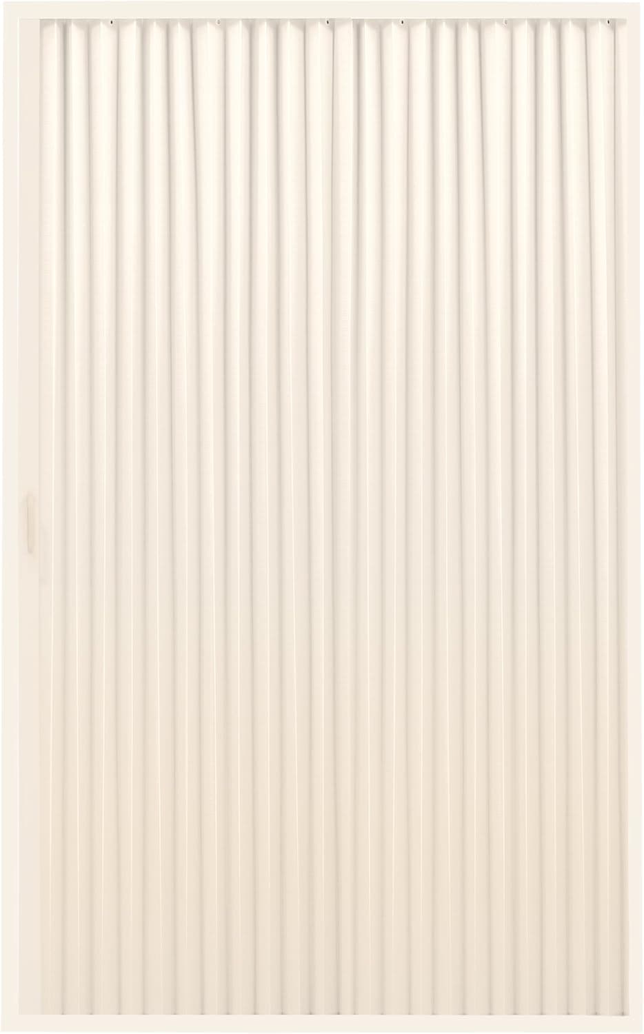 RecPro RV Shower Doors | RV Pleated Folding Shower Doors (Ivory) 36"x 57" 3657 Pleated and Folding Shower Door