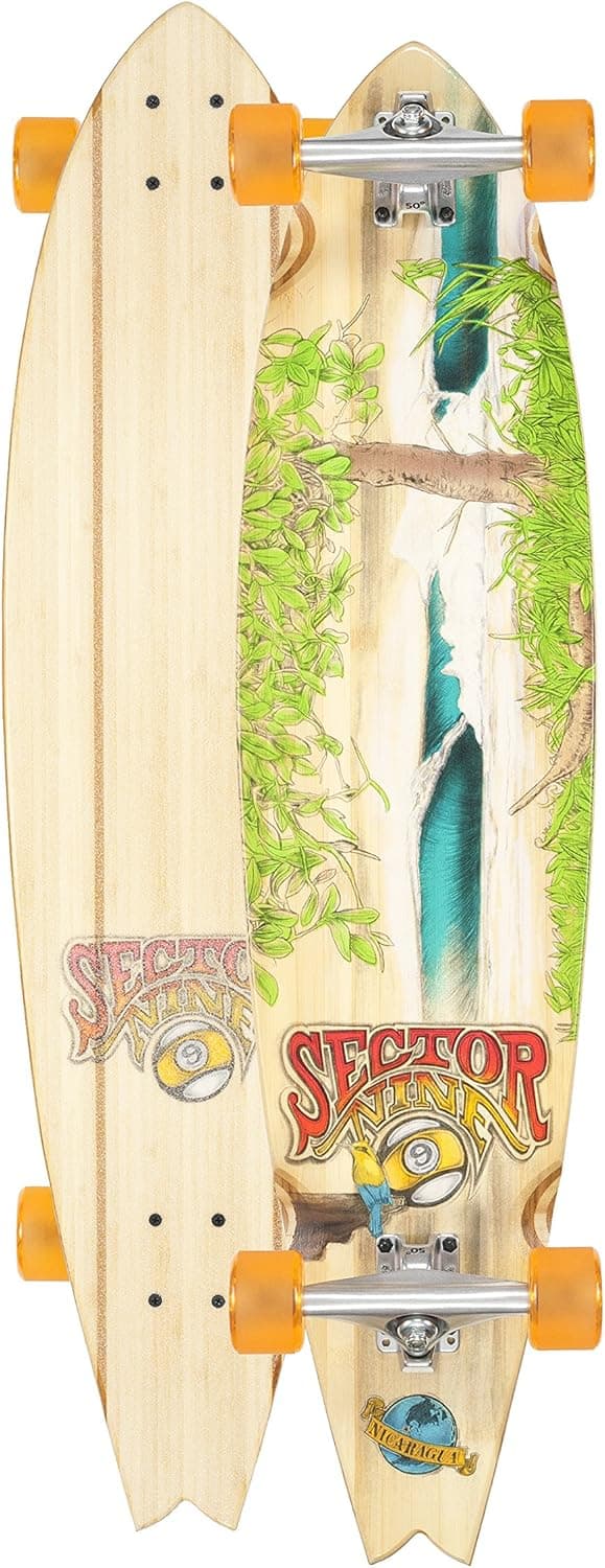 Sector 9 Nicaragua Complete Skateboard Longboard Crusier