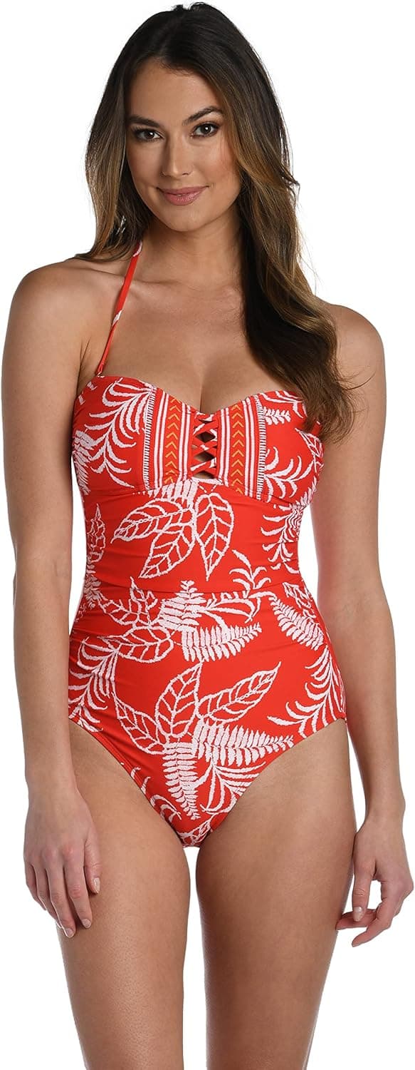 La Blanca Women's Bandeau One Piece Swimsuit