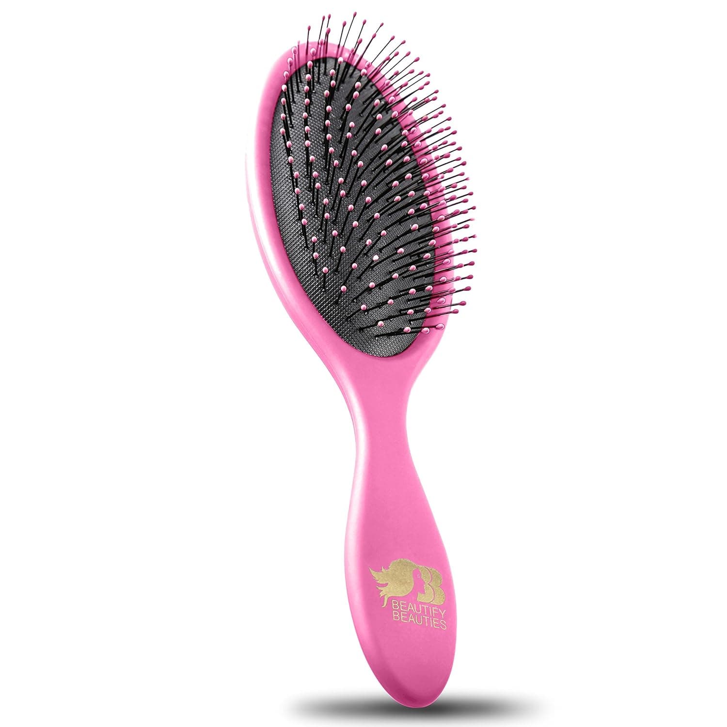 Beautify Beauties Hair Brush, Best Detangler Brush for All Hair Types, Wet or Dry, and For All Ages (1 Pack, Pink)