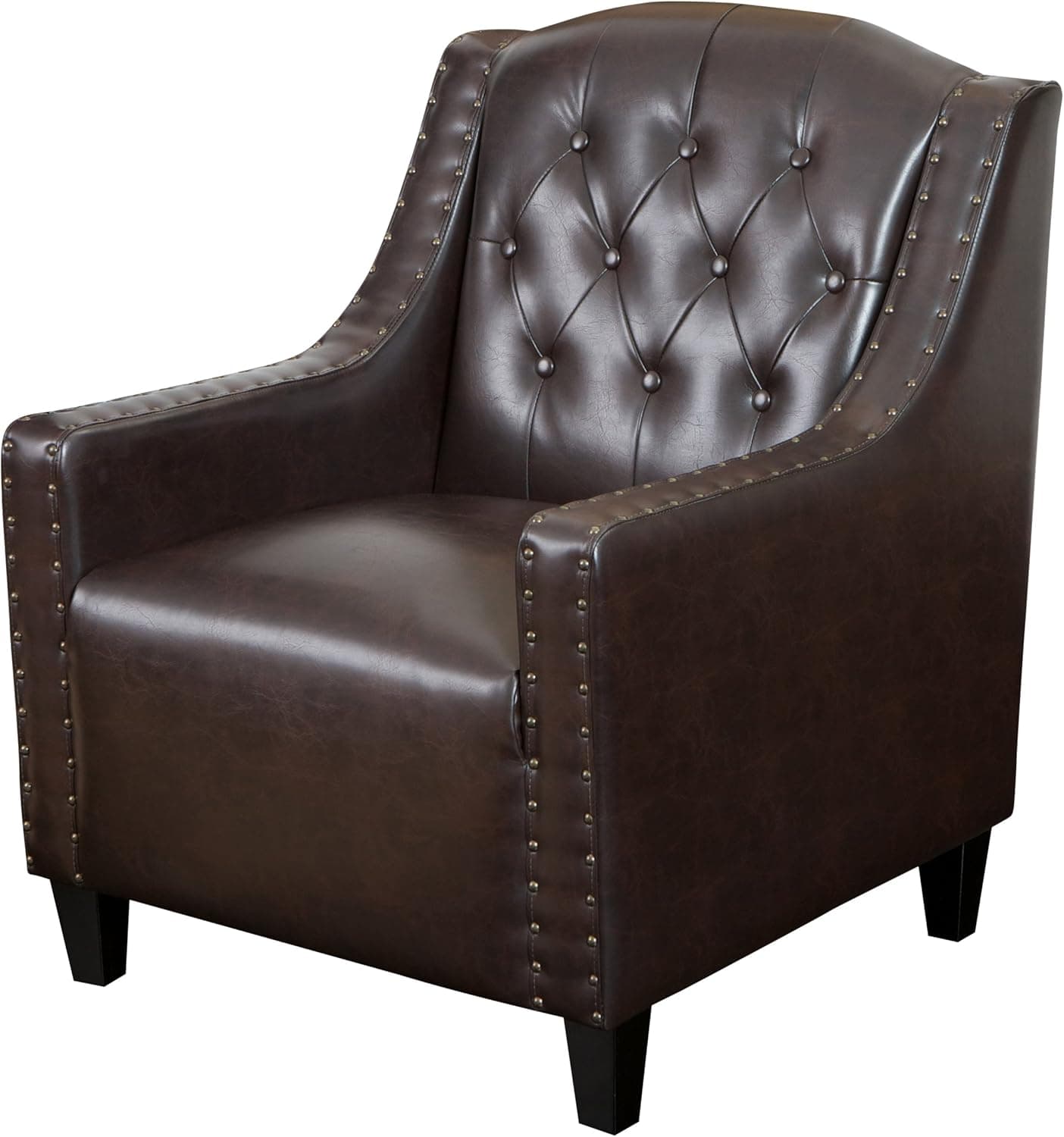 Best Selling Gregory Tufted Leather Club Chair
