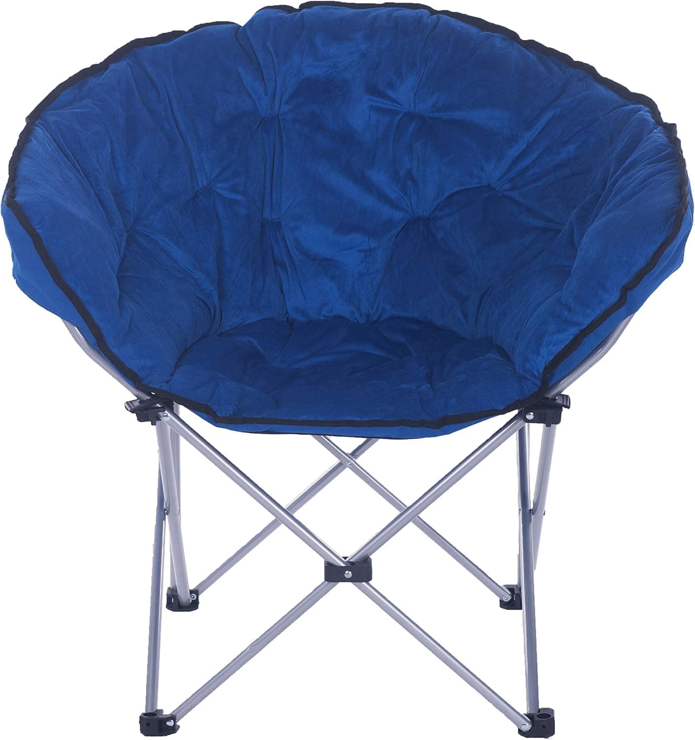 GOJOOASIS Foldable Moon Saucer Chair Club Seat for TV Living Room Dorm