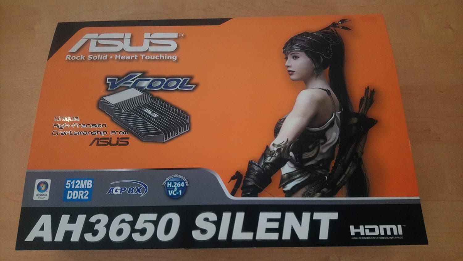 ASUS Radeon HD 3650 Graphics Card - ATi Radeon HD 3650 725MHz - 512MB GDDR2 SDRAM 128bit - AGP 8x - DVI-I - Retail