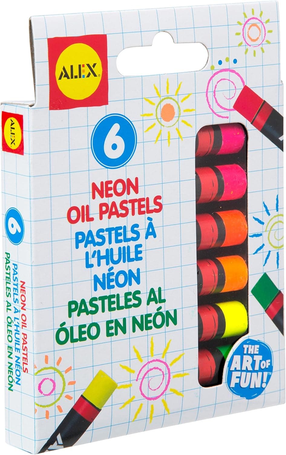 ALEX Toys Artist Studio 6 Neon Oil Pastels