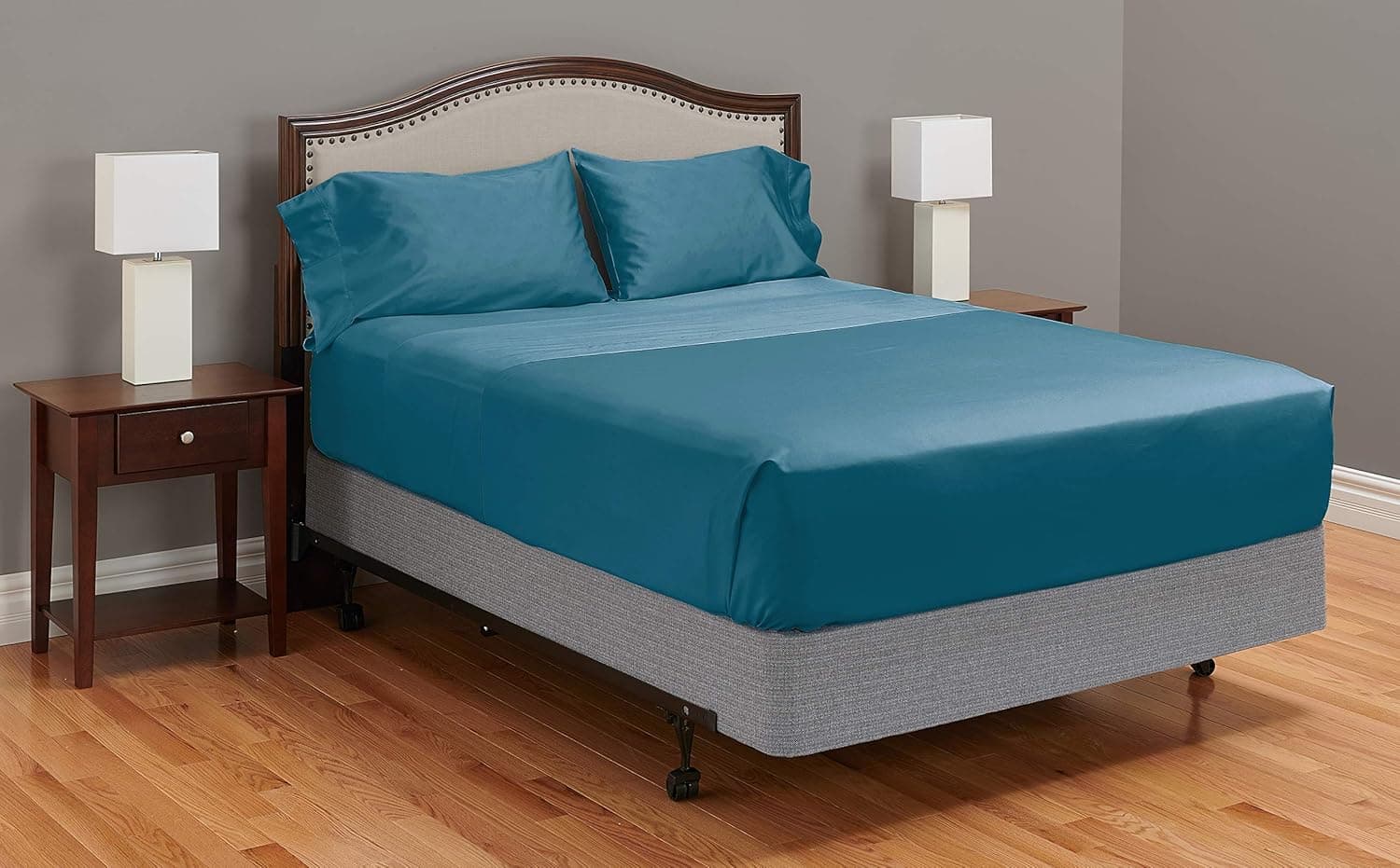 MyPillow Giza Dreams Bed Sheets [Queen, Lake Blue]
