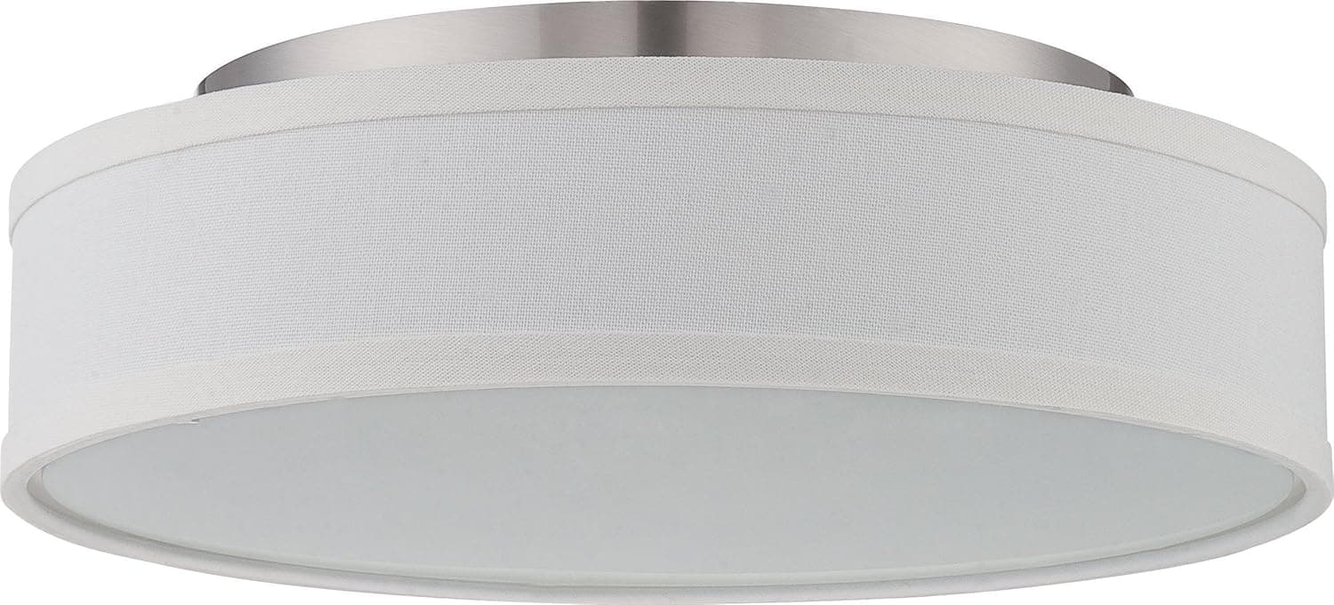Nuvo Lighting 62/524 LED Flush Mount, Pwt, Nckl, B/S, Slvr