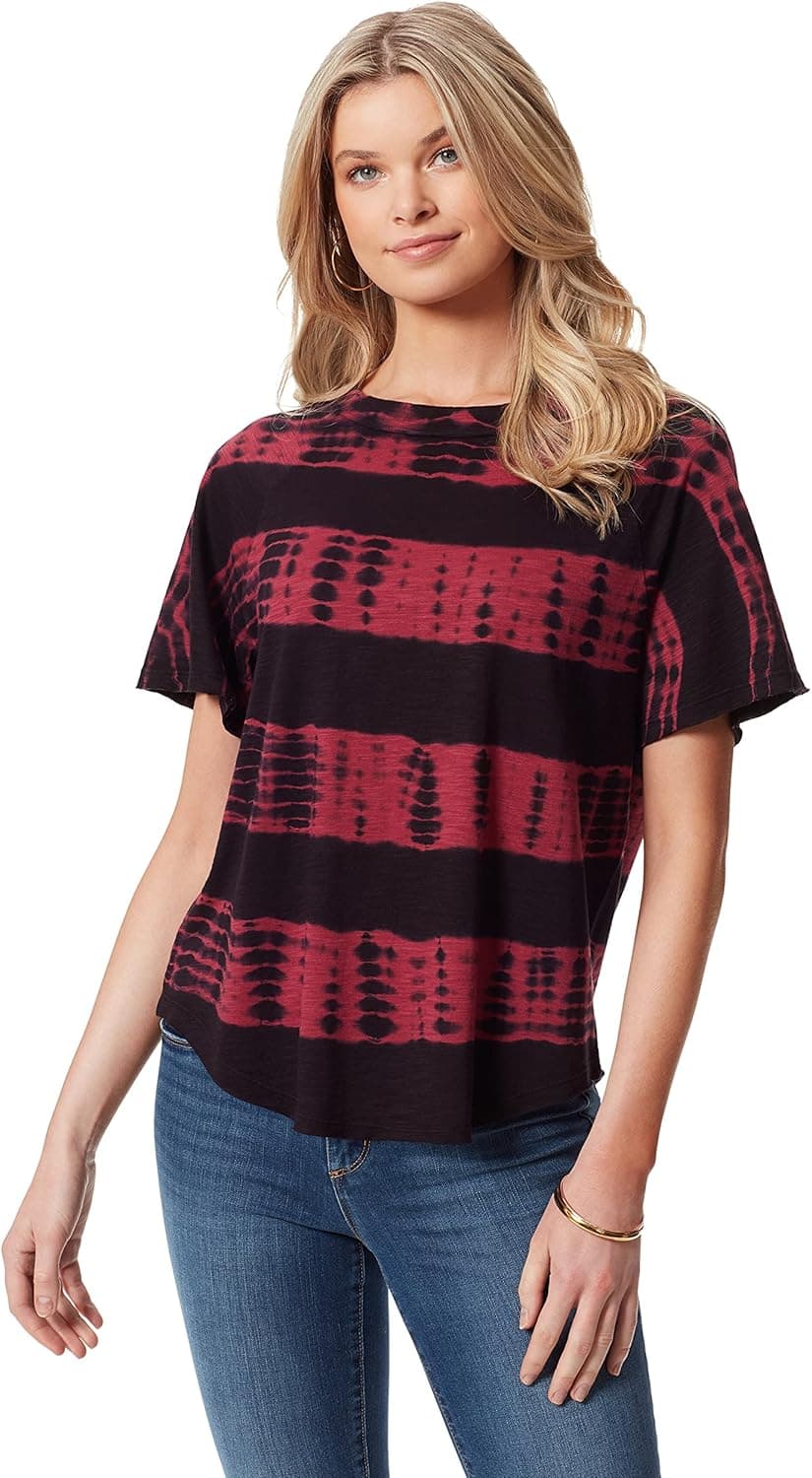 Jessica Simpson Women's Stevie Short Sleeve Graphic Tee Shirt