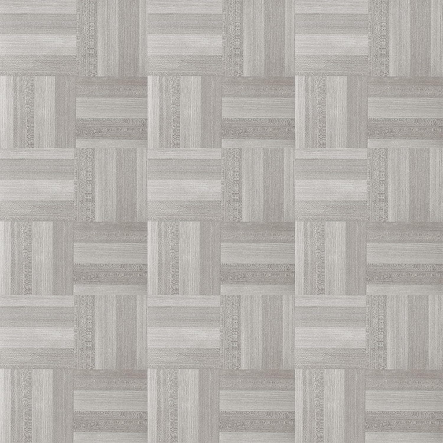 Tivoli Self Adhesive Vinyl Floor Tiles, 45 Tiles - 12" x 12", Ash Grey Wood- Peel & Stick, DIY Flooring for Kitchen, Dining Room, Bedrooms, Basements & Bathrooms by Achim Home Decor
