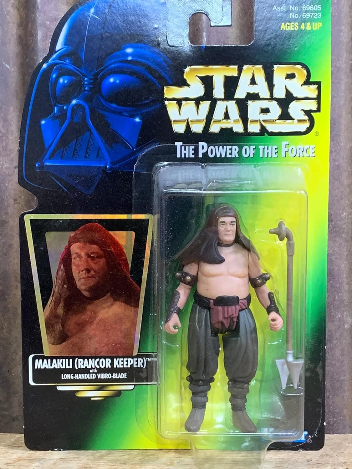 Star Wars The Power of The Force Freeze Frame Malakili (Rancor Keeper) Action Figure 3.75 Inches