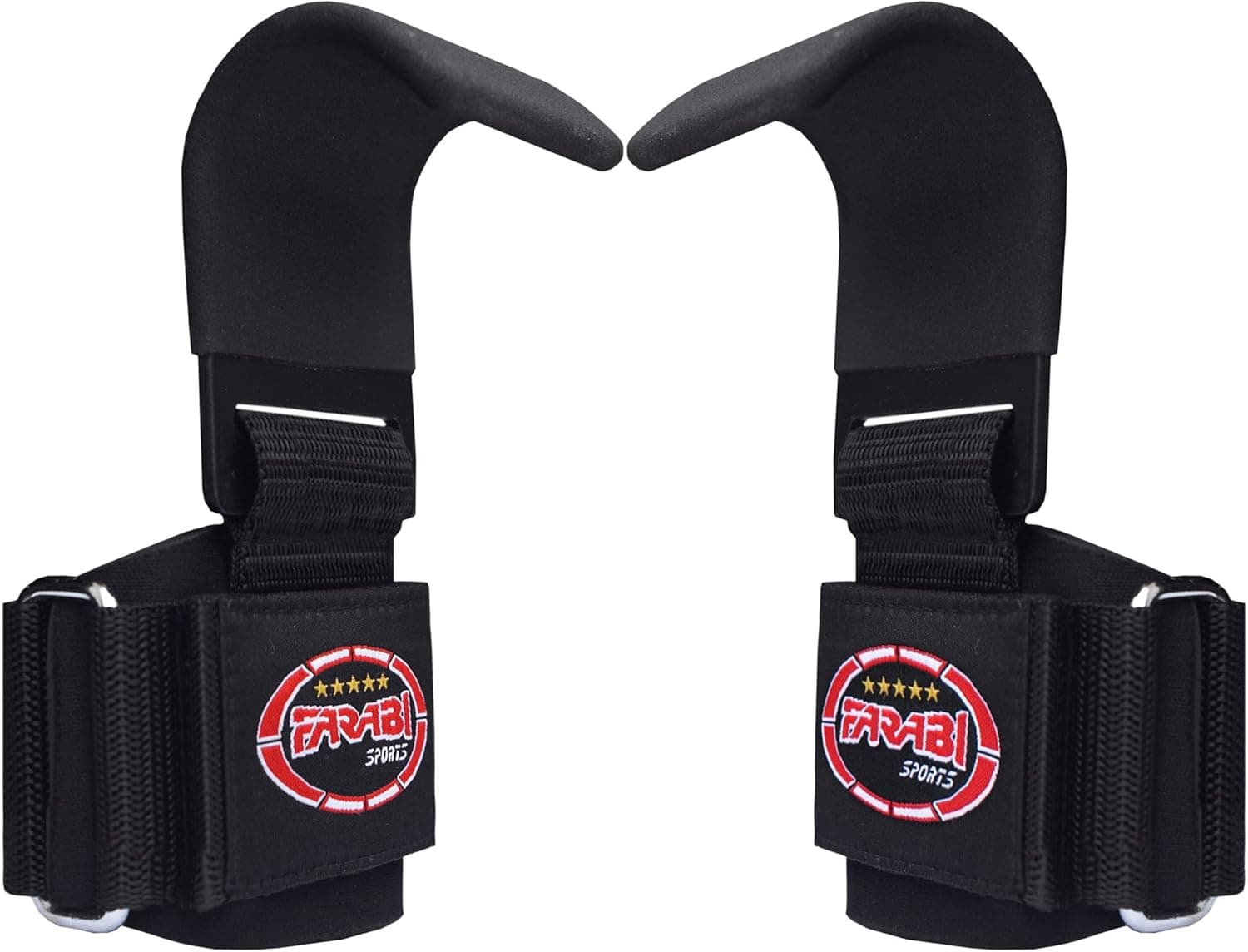 FARABI Pull up Bar Straps Wrist Support Weight Lifting Gym Hook Exercise