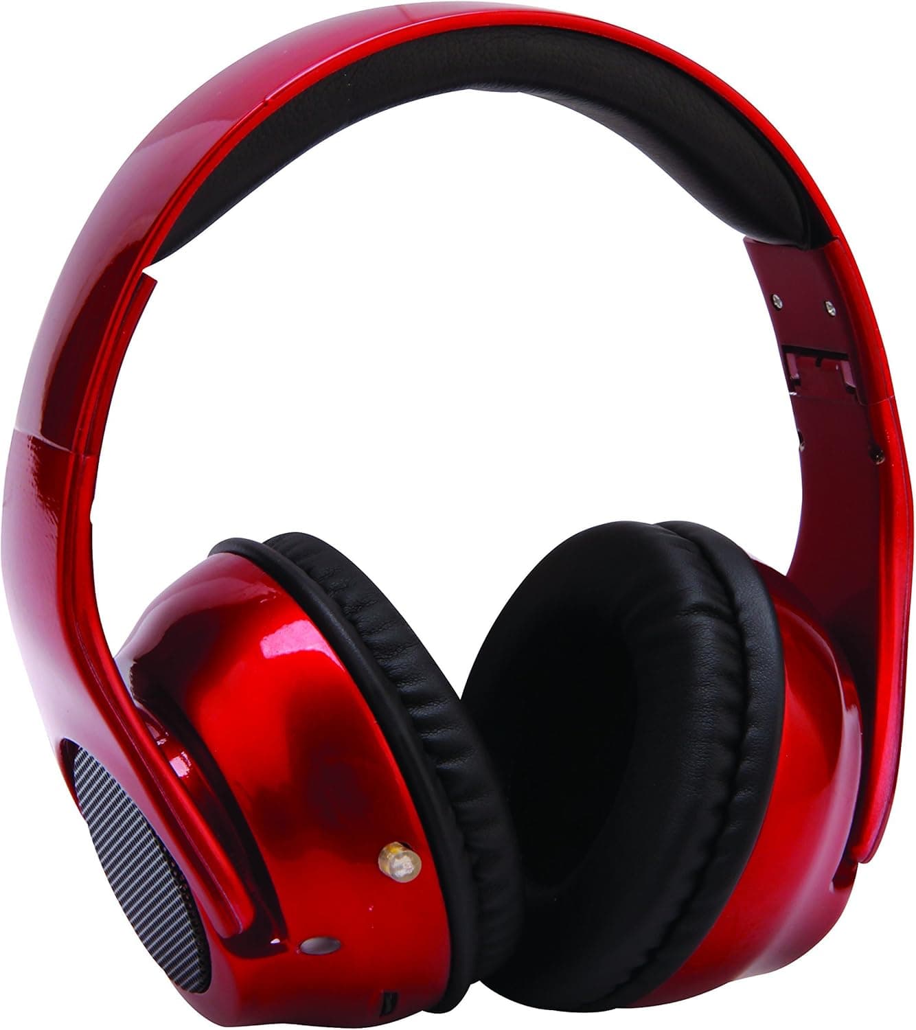Power Advantage E-00540-3 Dubs Headphone 2 Hybrid High Definition Headphones with 4 Speakers & Phone MIC Switch Cord, Red