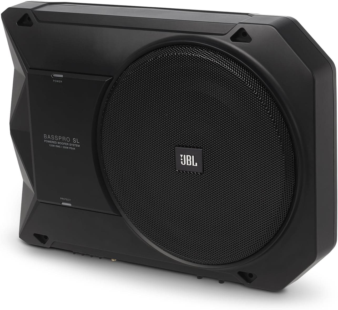 JBL BassPro SL 8" 125W RMS Powered Under-Seat Compact Subwoofer Enclosure System, BASSPROSL