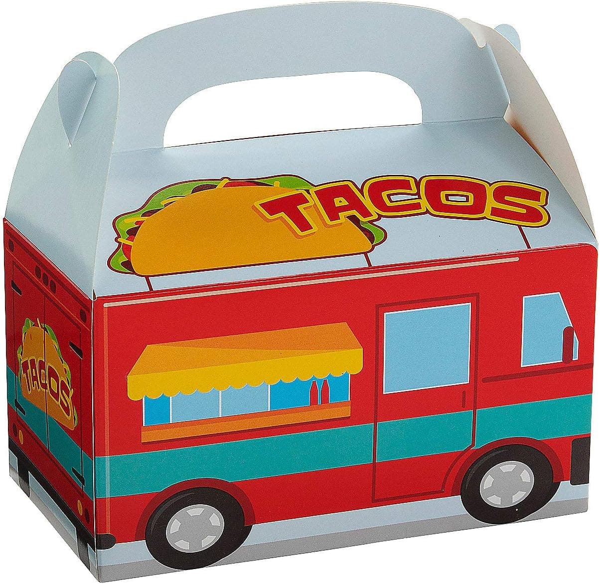 Taco Truck Treat and Favor Boxes - Party Supplies - 12 Pieces