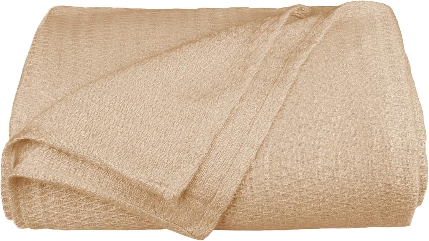 Arc-Chill Cooling Blanket for Nitght Sweaters Thin Bamboo Blanket for Hot Sleepers Silk Cooling Blanket Lightweight Summer Throw Blanket Twin Size Travel Essentials Assessories for Bed Room Decoration