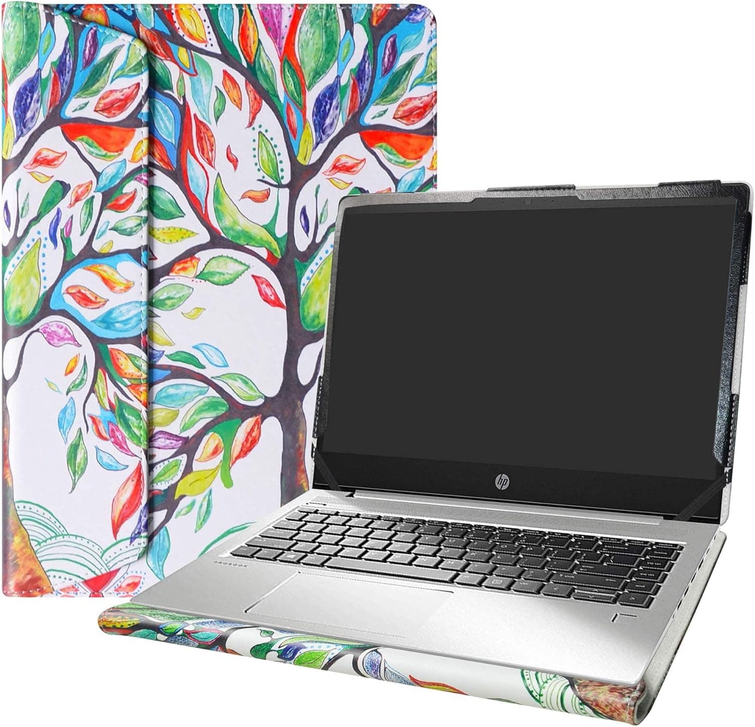 Alapmk Protective Case Cover for 14" HP ProBook 440 G6/HP ProBook 440 G7/HP ProBook 445 G6/HP ProBook 445R G6/HP ProBook 445 G7/HP mt22 Laptop[Note:Not fit ProBook 440 G5 G4 G3 G2],Love Tree