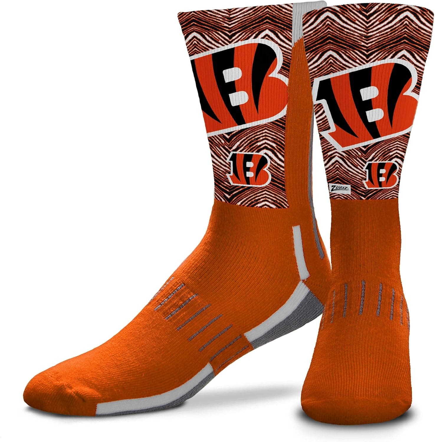 Zubaz NFL Phenom Curve Men's Crew Socks
