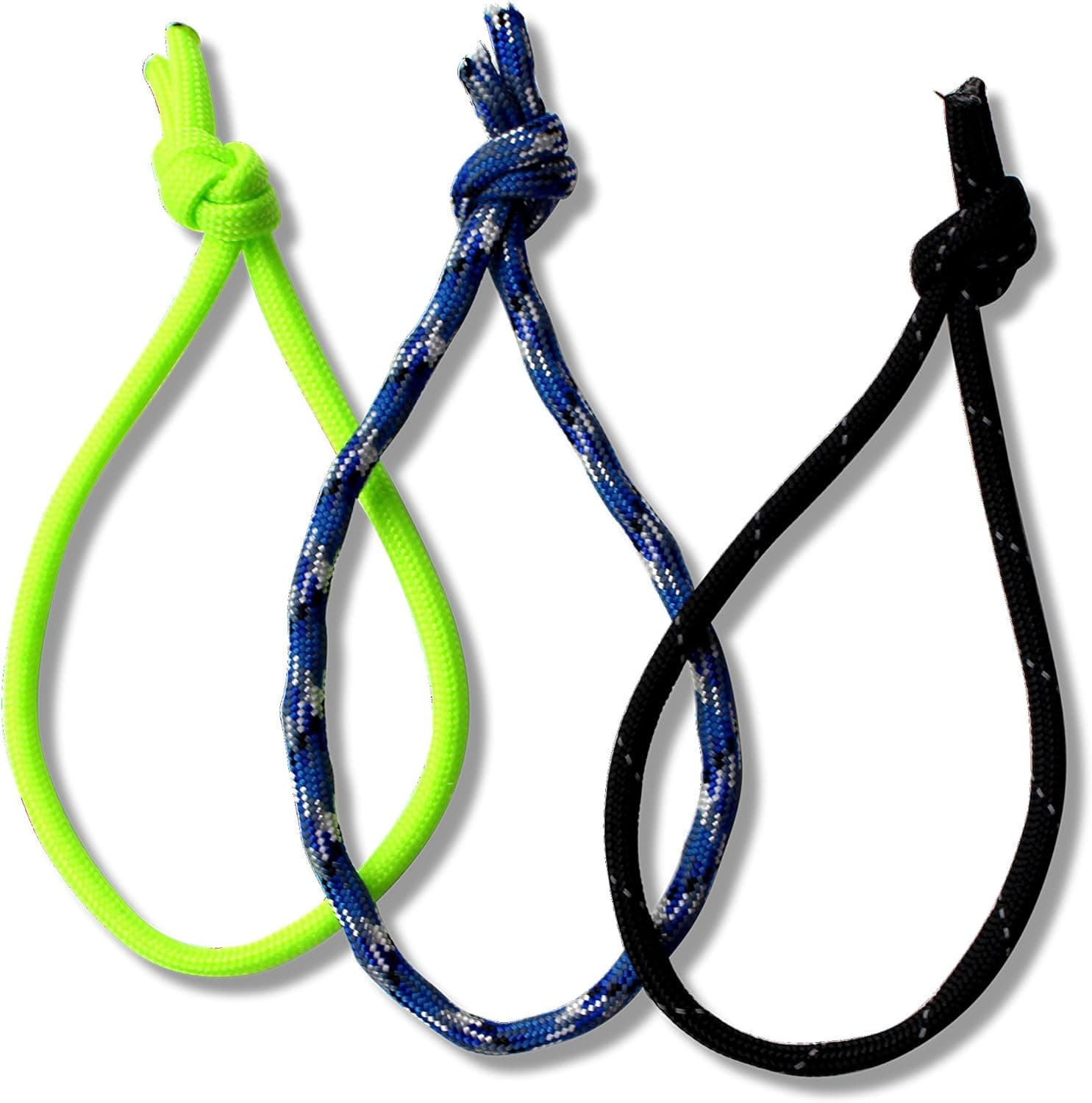 Extra Strong Leash String/Cord for Surfboard, Stand Up Paddle, or Longboard - 3 Pack - Tested to 550lb