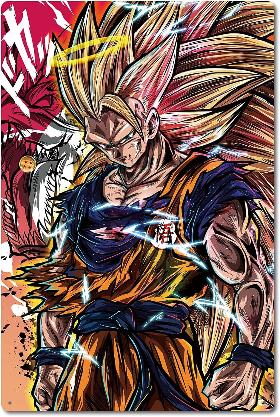 Elige Japan Anime Poster Metal Poster Anime Tin Poster Manga Poster 12 x 8 inch （30 x 20 cm） (2, 12 x 8 inch)