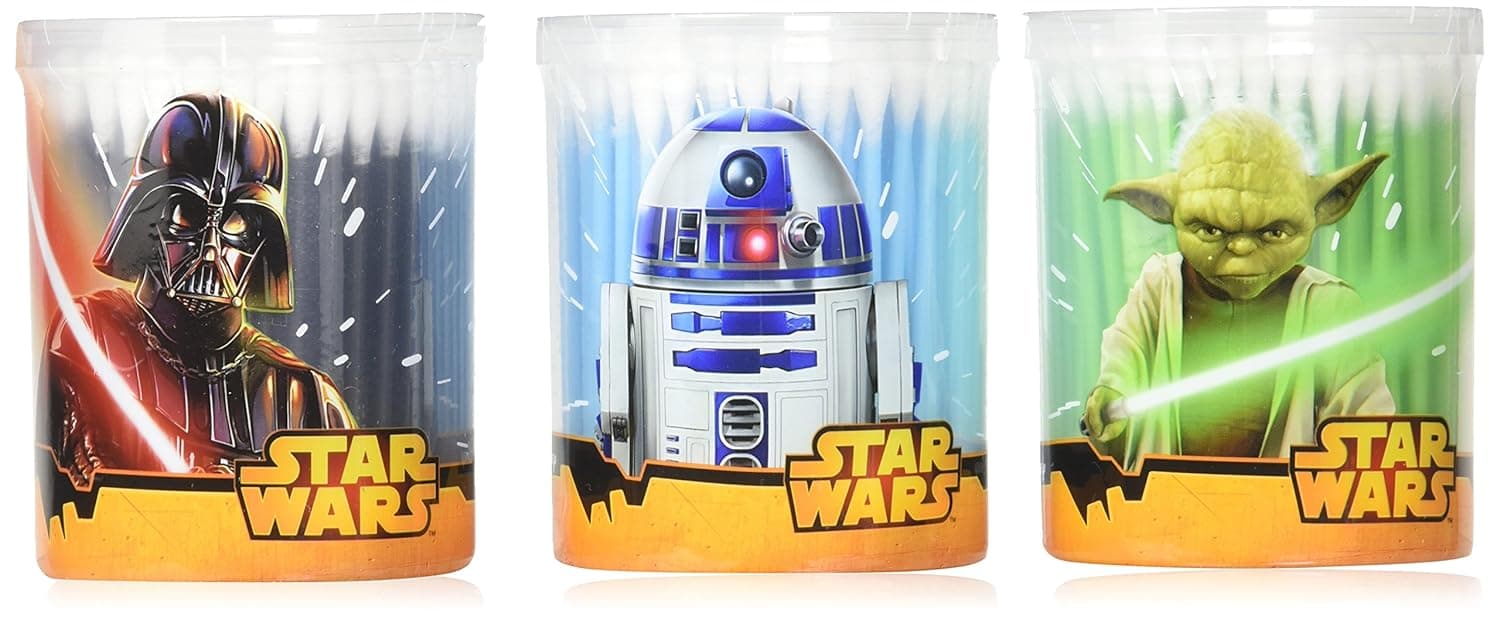 Cotton Buds Star Wars Classics Cotton Swab Canister 150's, 3 Count
