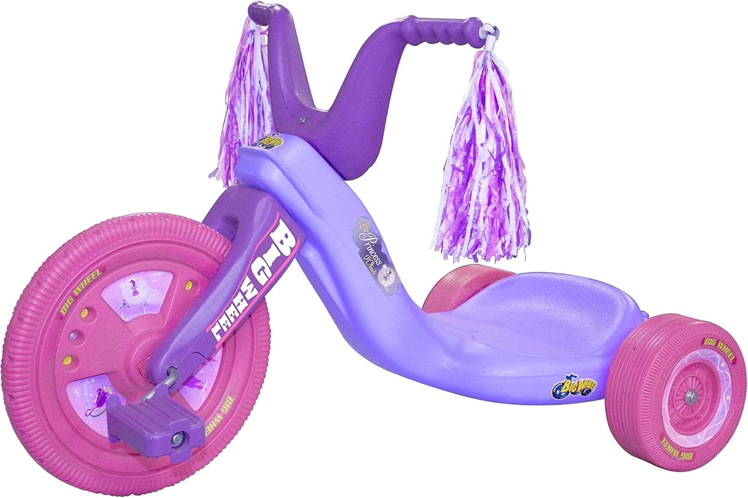 The Original Junior 11" Girls Rugged Big Wheel Trike Original Big Wheel Tricycle for Kids 3-8 - Indoor/Outdoor Toys Made in USA