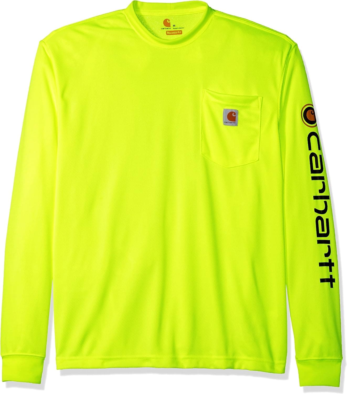 Carhartt Men's Hi-vis Force Color Enhanced Graphic Long Sleeve T-Shirt