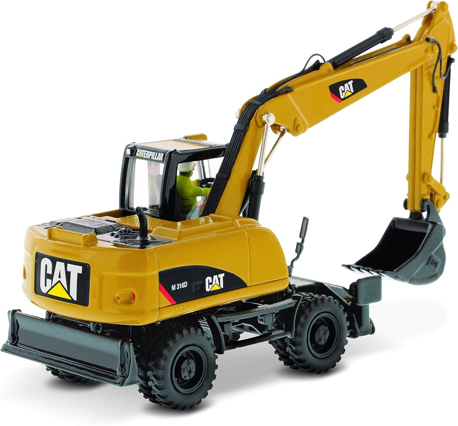 CAT Caterpillar M316D Wheeled Excavator with Operator Core Classics Series 1/50 Diecast Model by Diecast Masters 85171
