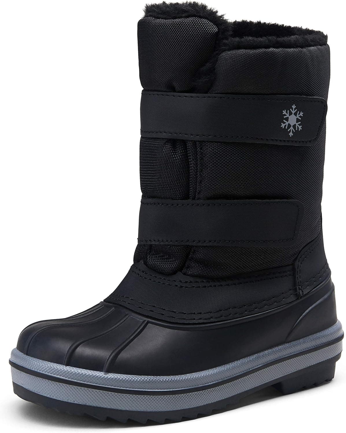 Vepose Boy's Girl's Mid Calf Boots Classic Waterproof Snow Boots Outdoor Shoes Non-Slip(Toddler Little Kid Big Kid)