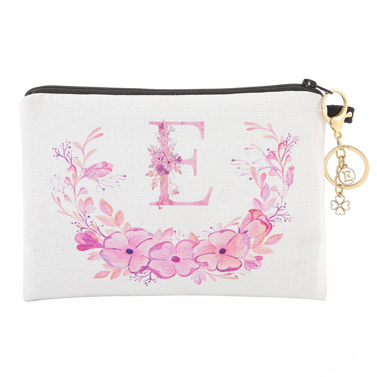 Jom Tokoy Makeup Bag Letters Zipper Pouch Travel Accessories Cosmetic Organizer (E)