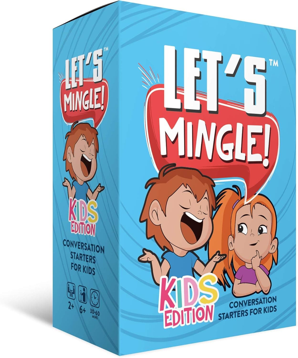 Conversation Cards | Let's Mingle Kids Card Game | Cognitive Behavioral Therapy CBT | Mindfulness Activities | Social Emotional Learning | Critical Thinking | Counseling Questions | Growth Mindset