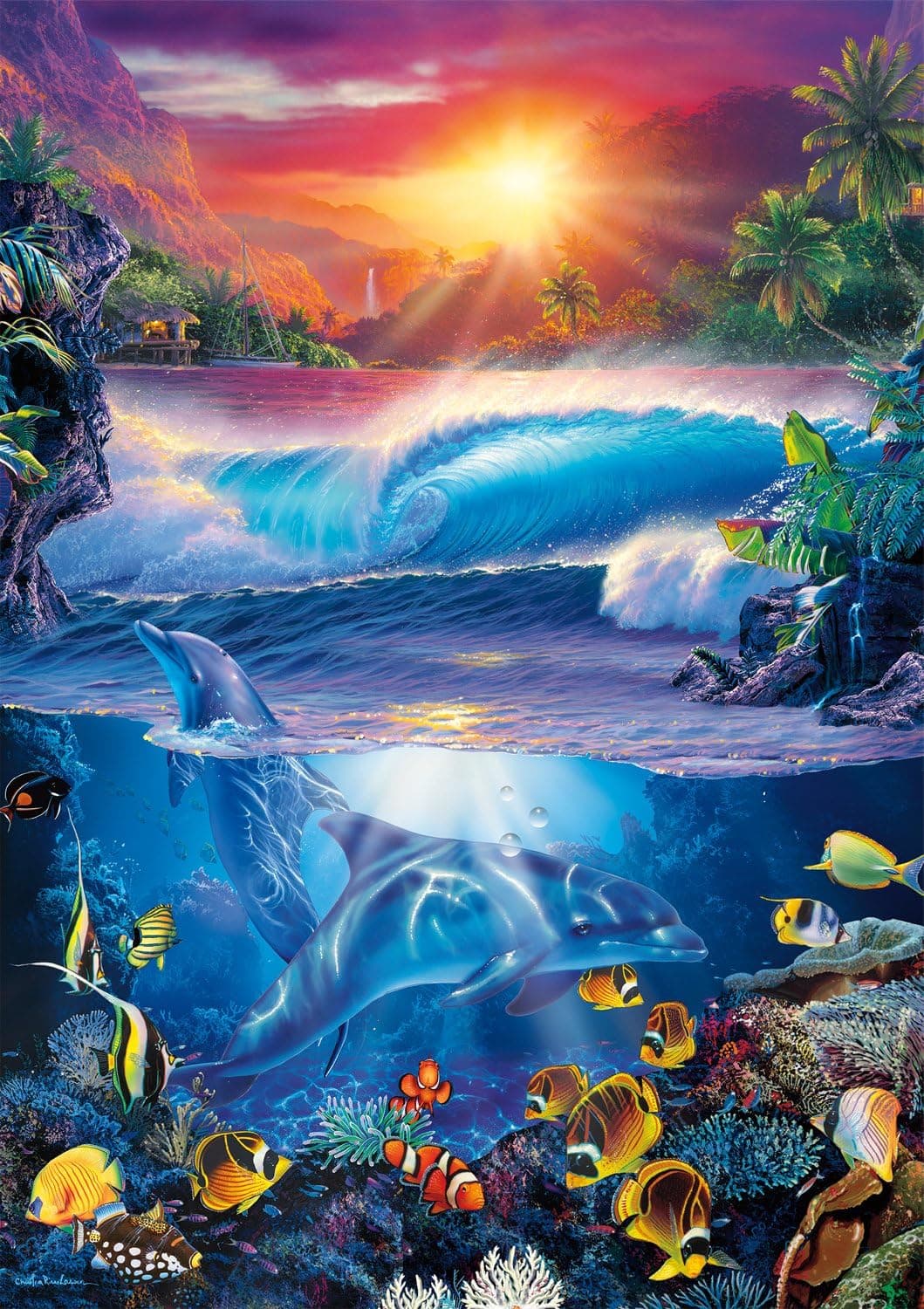 Buffalo Games - Amazing Nature Collection - Crystal Cove II - 500 Piece Jigsaw Puzzle