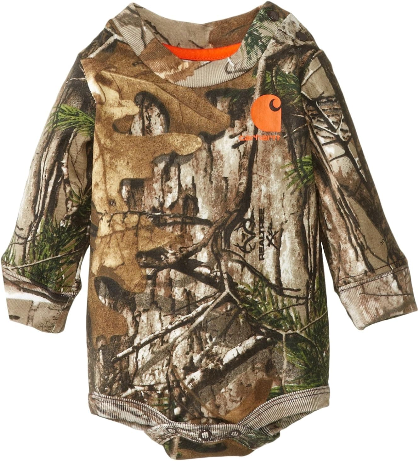 Carhartt baby-boys Long Sleeve Bodysuit