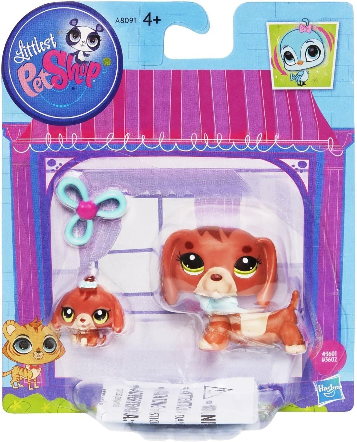 Hasbro Littlest Pet Shop LPS Dachshund Dog & Baby Figure