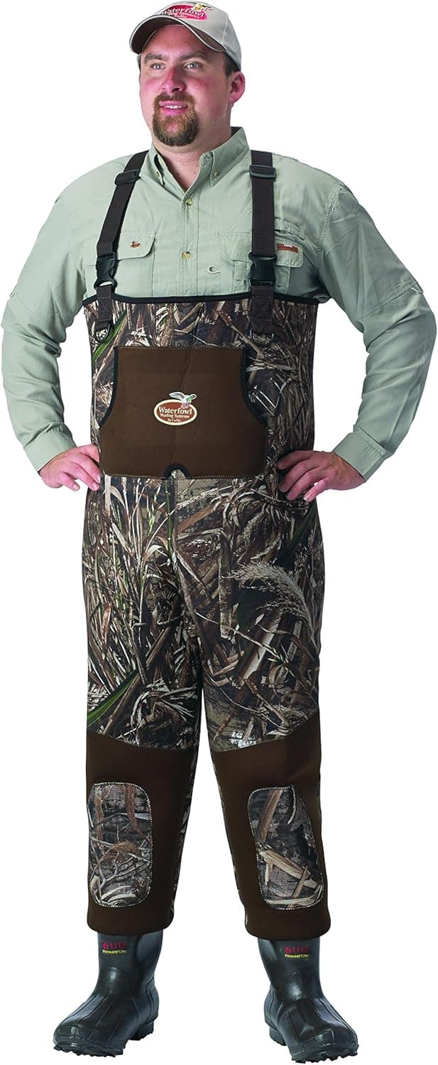 Waterfowl Wading Systems Max-5 Neoprene Bootfoot Wader, 9 Stout