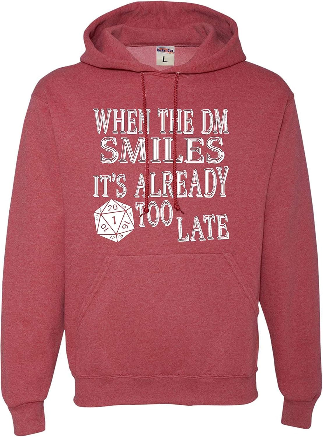 Go All Out When The DM Smiles It's Already Too Late Funny Mens Women Sweatshirt Hoodie