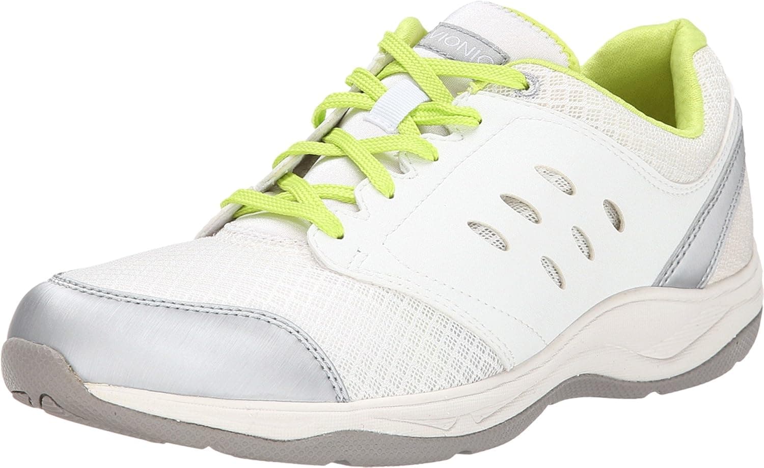 Vionic Venture Womens Mesh Athletic Shoe White - 7 Wide