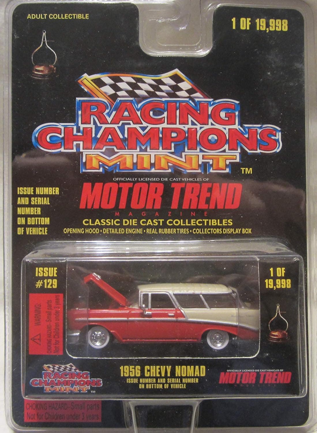 Racing Champions Mint Motor Trend Magazine 1956 Chevy Nomad