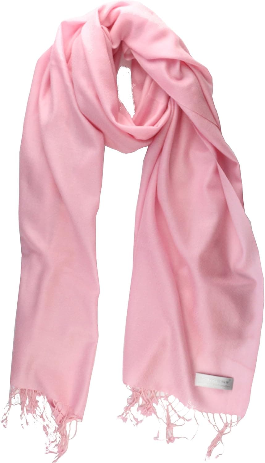 Large 100% Cashmere Shawl Scarf Wrap Stole w/fringe Gift Boxed Lightweight Cover
