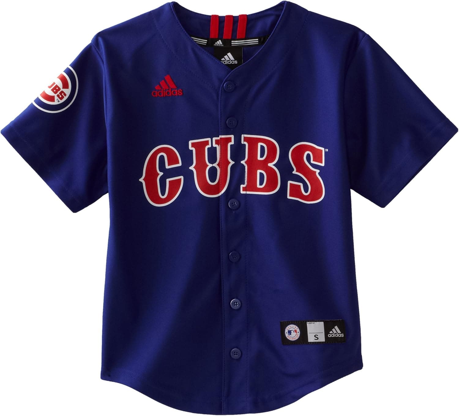 MLB Boys Chicago Cubs Team Color Applique Jersey
