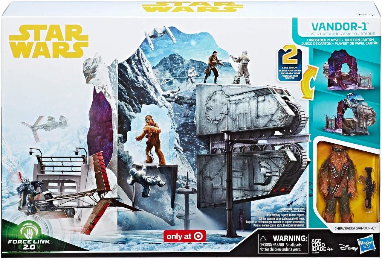 STAR WARS Solo Force Link 2.0 Vandor-1 Heist Exclusive Playset with Chewbacca