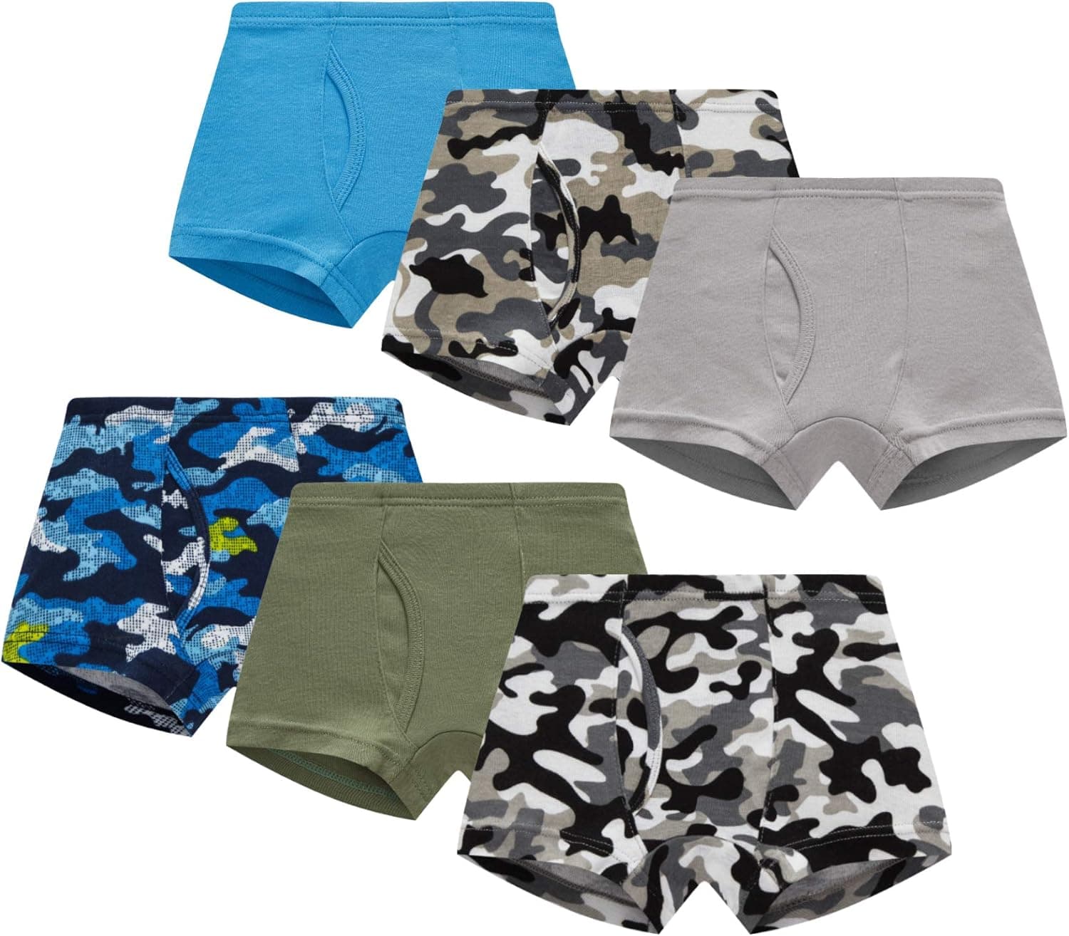 Winging Day Little Boys' Cotton Brief Soft Underwear Multipack