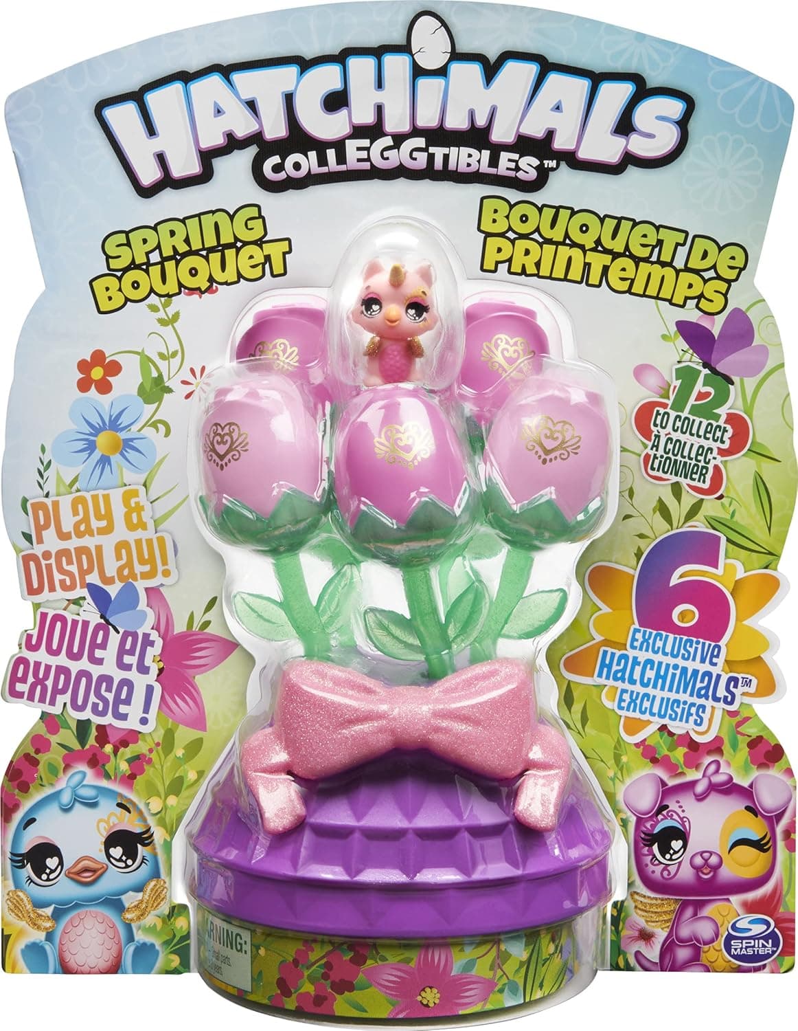 Hatchimals CollEGGtibles, Spring Bouquet with 6 Exclusive CollEGGtibles (Style May Vary), for Kids Aged 5 and up