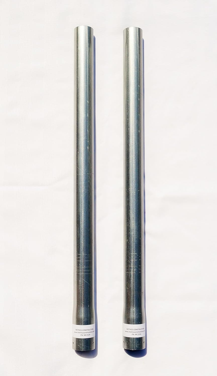 Metal Post Extension - Fence extender (2 - PACK) 1-5/8 in dia