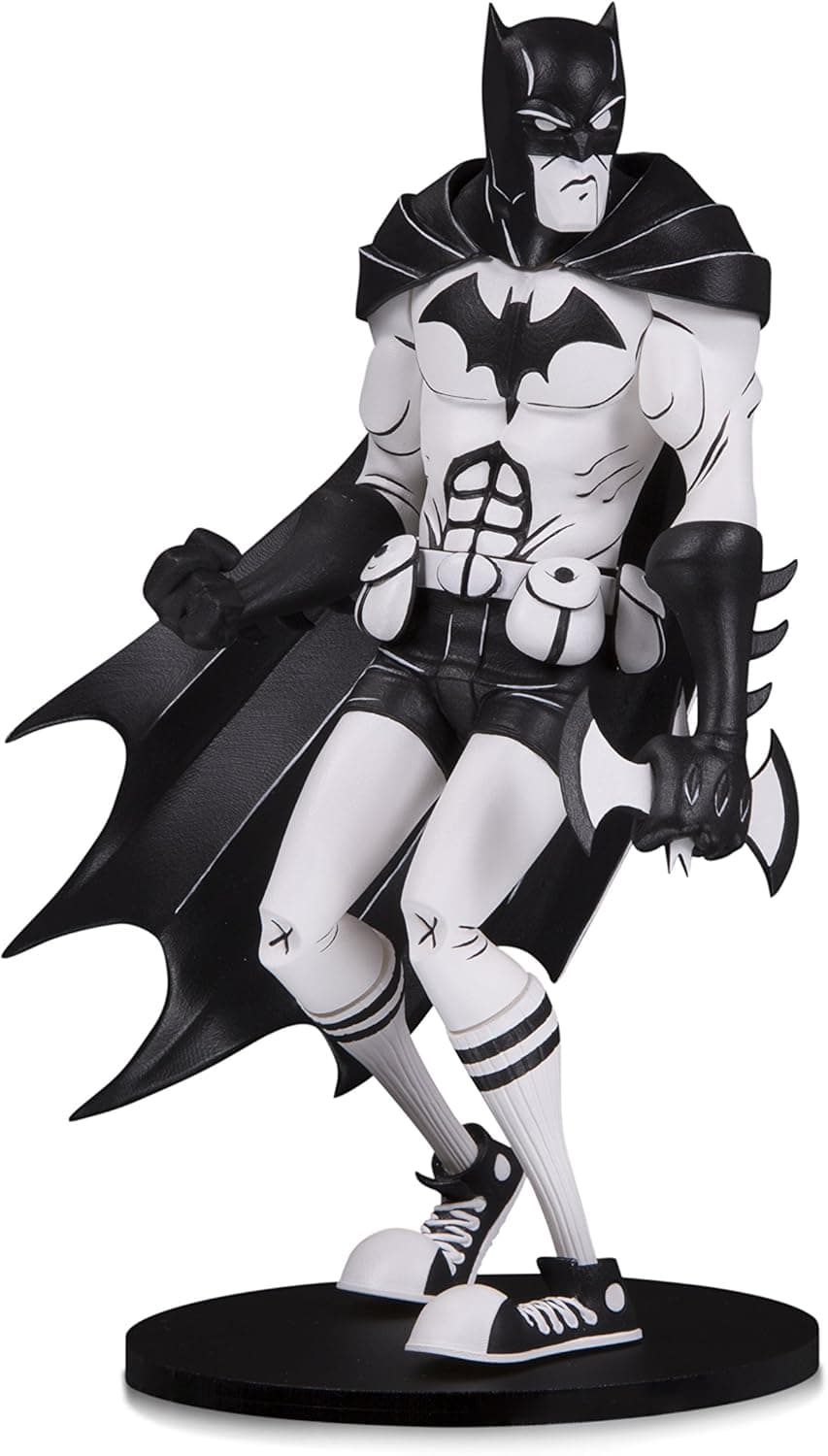 DC Artists Alley: Batman by Hainanu Nooligan Saulque (Black & White Version) Designer Vinyl Figure