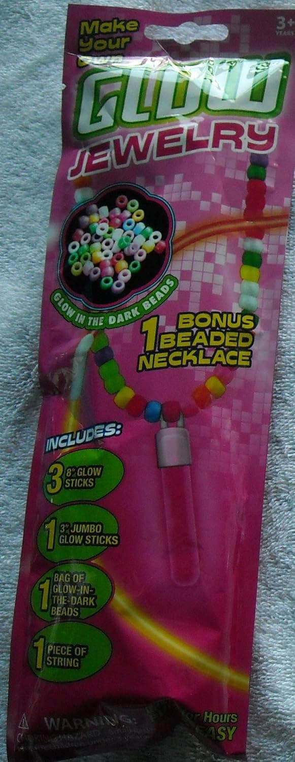 Make Your Own Jewelry with Glow Sticks & Glow in the Dark Beads